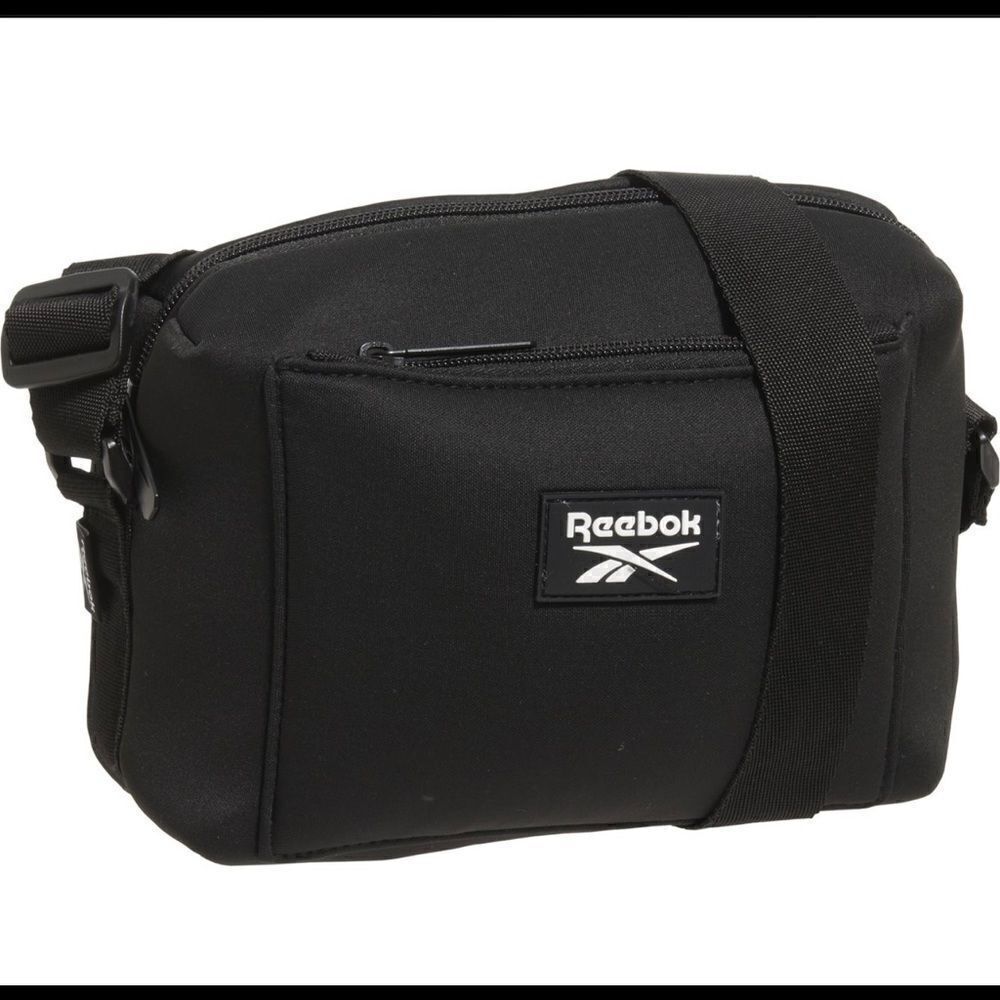 Black Reebok Neoprene Crossbody Bag